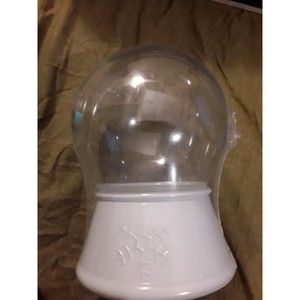 Bullseye Playground Christmas White Glass Snow Globe DIY